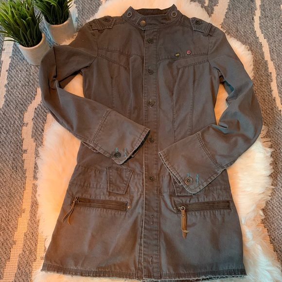 VINTAGE// DIESEL MILITARY JACKET - Picture 3 of 7